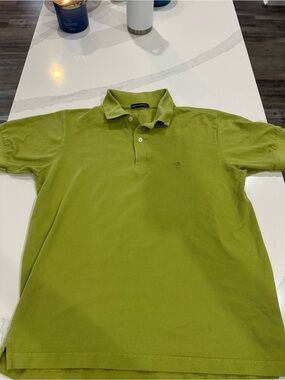Classic Short-Sleeve Polo in Olive Green
